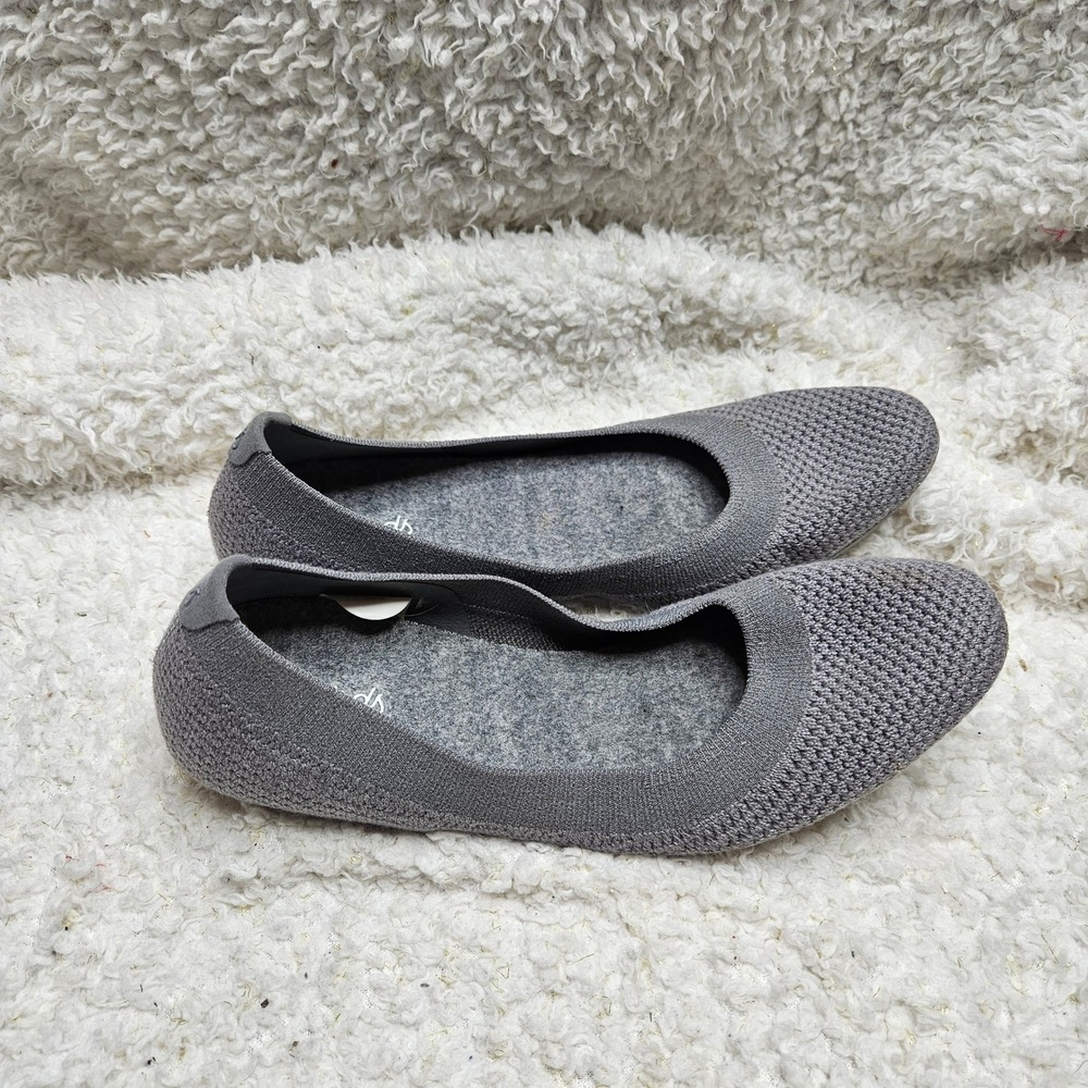 Allbirds Tree Breezers‎ Knit Ballet Flats in Gray sz 8